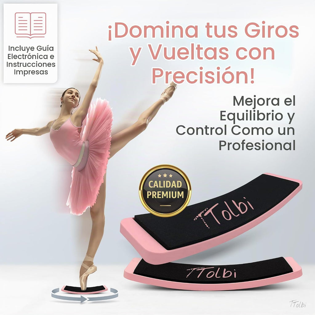 Tabla de giro premium para bailarines y patinadores \u2013 Mejora l...