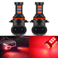 GLOFE 9005 9006 HB3 HB4 Bombillas LED Rojas H10 Xtreme Súper Brilla...