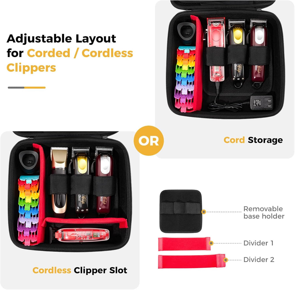 ProCase Estuche organizador de herramientas de peluquero grande par...