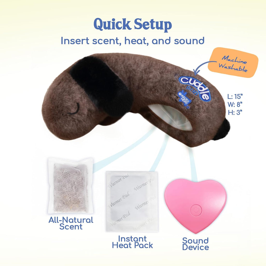 Race&amp;Herd CuddleBun - Juguete para cachorros con latido del cor...