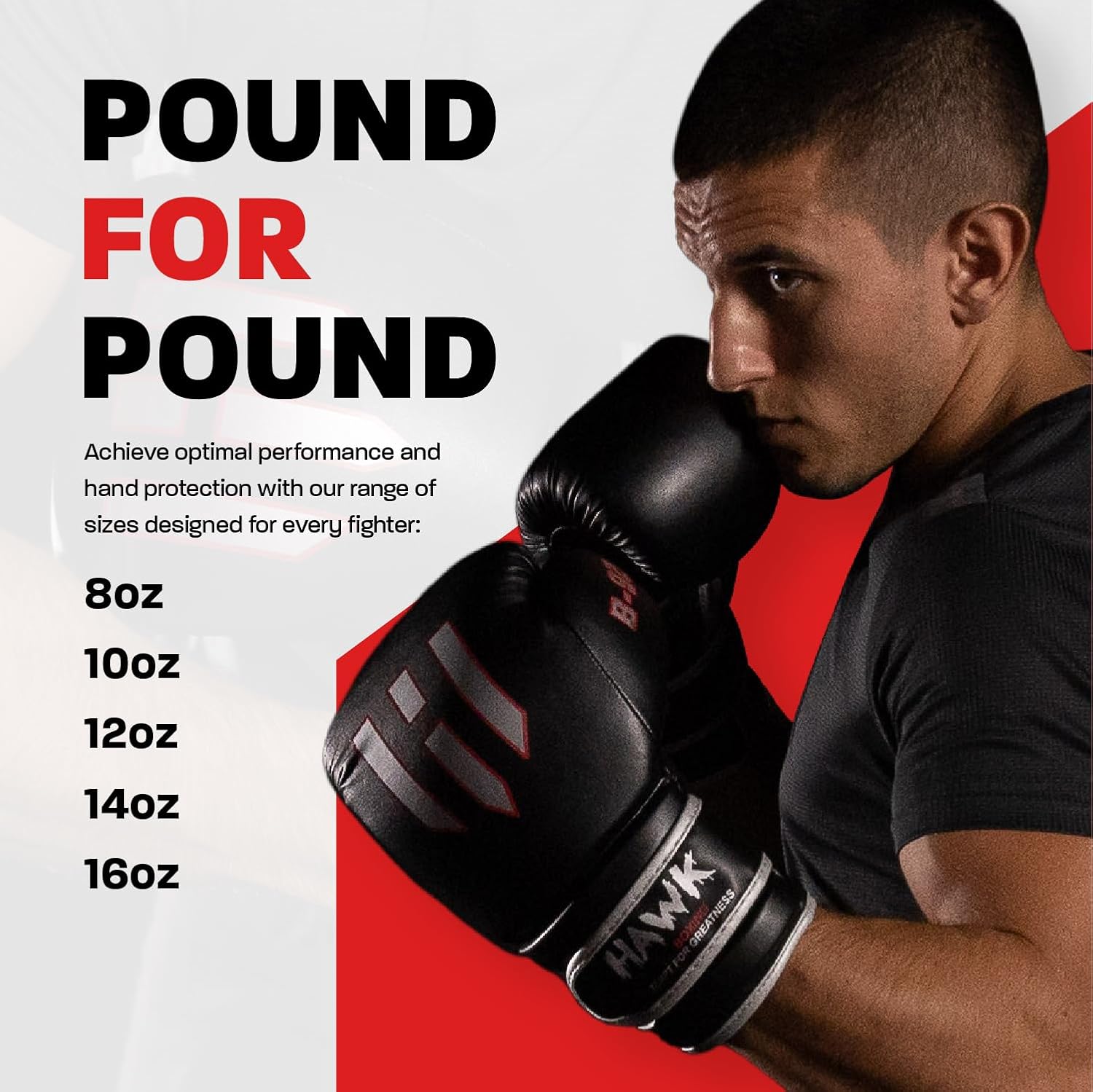 Hawk Sports Guantes de boxeo para hombres y mujeres, cómodos guante...