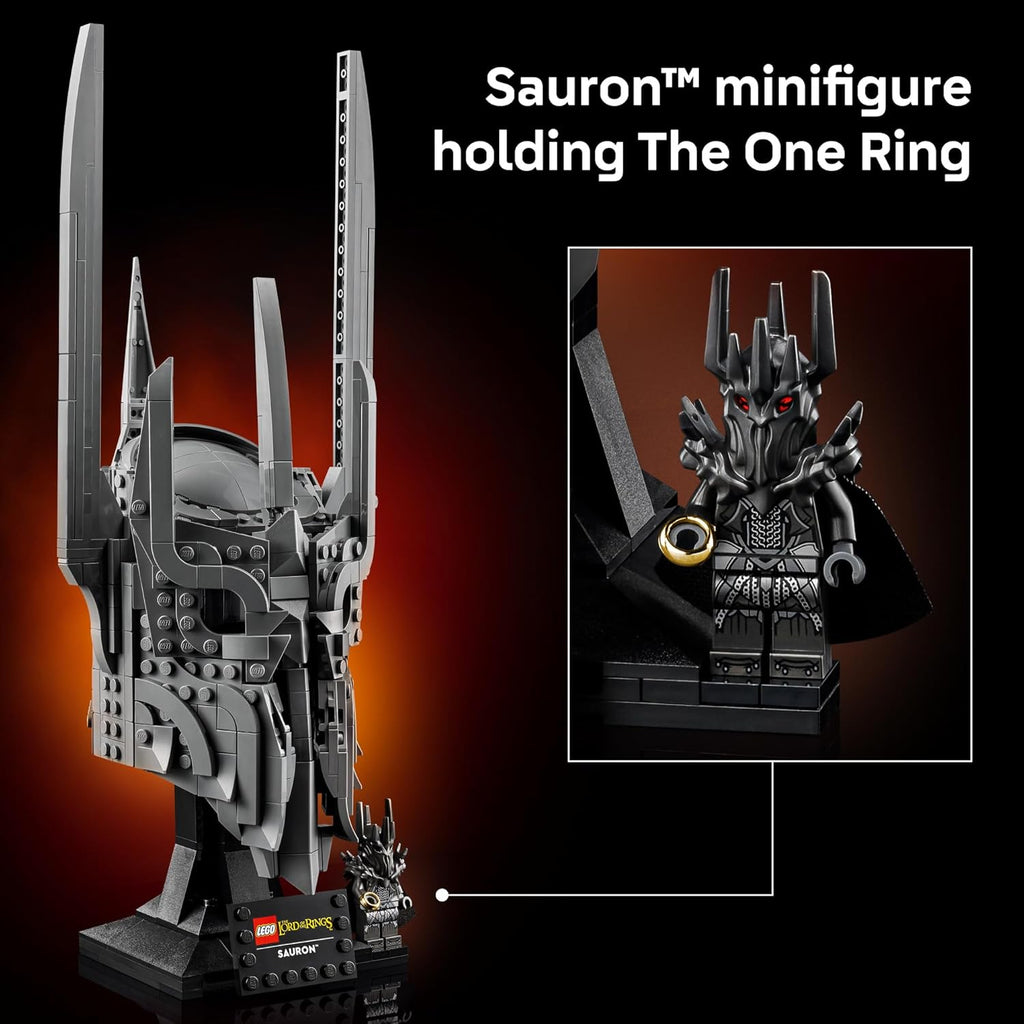 LEGO Icons The Lord of the Rings: Sauron's Helmet - Juego de co...