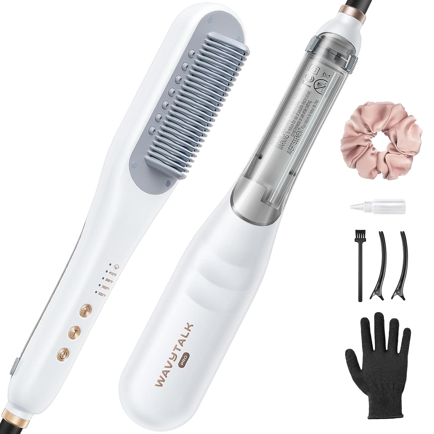 Wavytalk Pro Steam - Cepillo alisador de pelo Steamline Pro | Cepil...