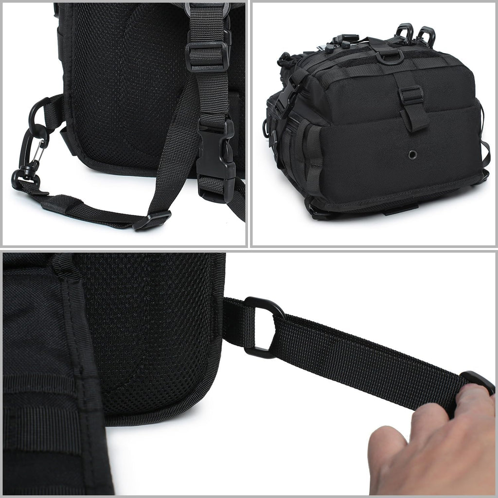 Lemubeane Mochila Táctica con Bandolera Militar Mochila al Hombro M...