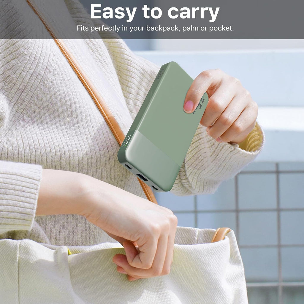 NOBIS Cargador portátil, cargador de batería de 10000 mAh de carga...