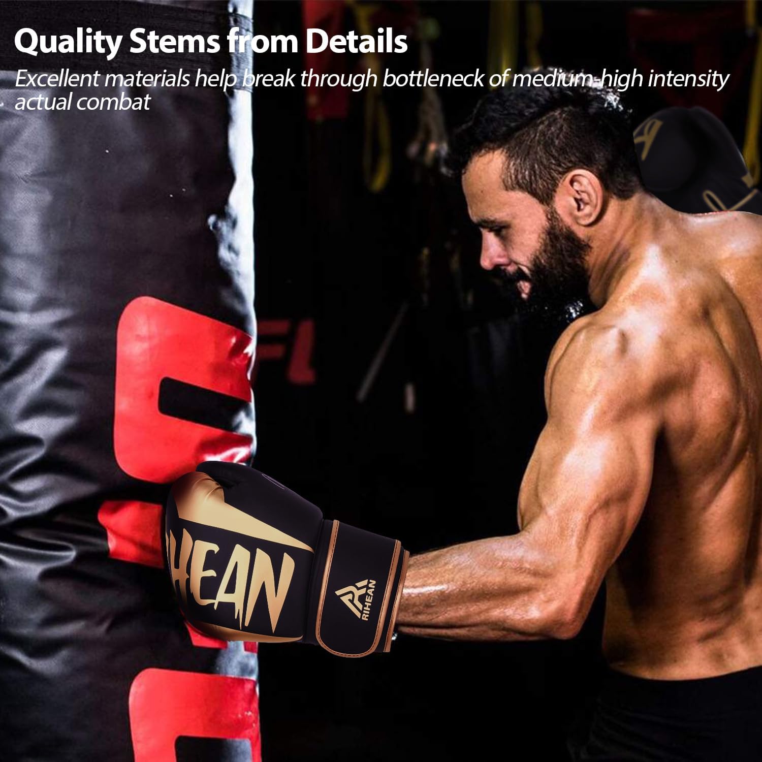 Guantes de entrenamiento de boxeo para hombres, mujeres y niños de...