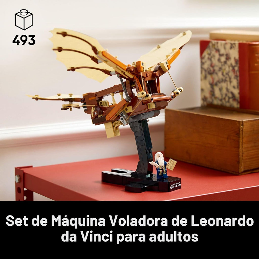 LEGO Icons Leonardo da Vinci's Flying Machine DIY Kit - Set de...
