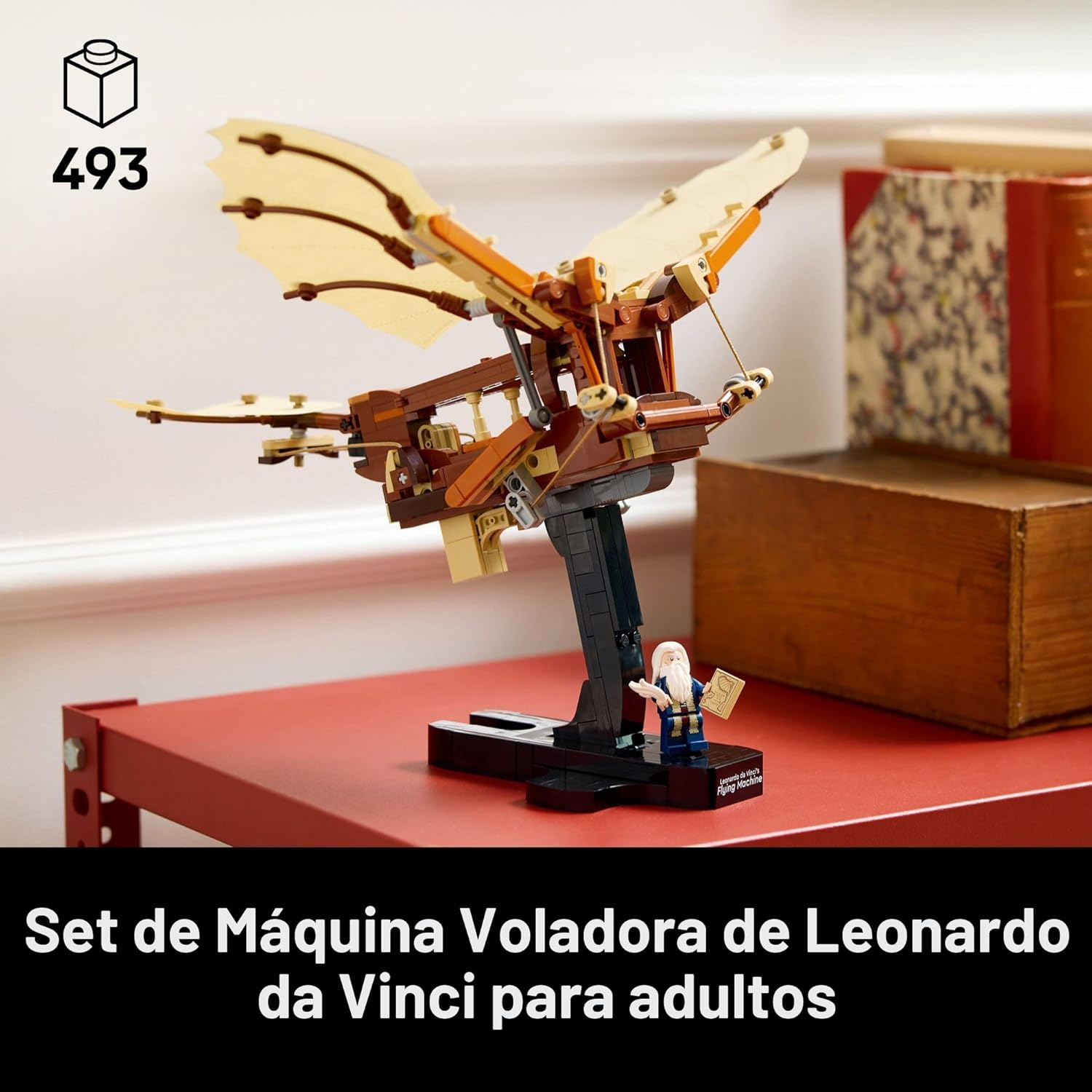 LEGO Icons Leonardo da Vinci's Flying Machine DIY Kit - Set de...