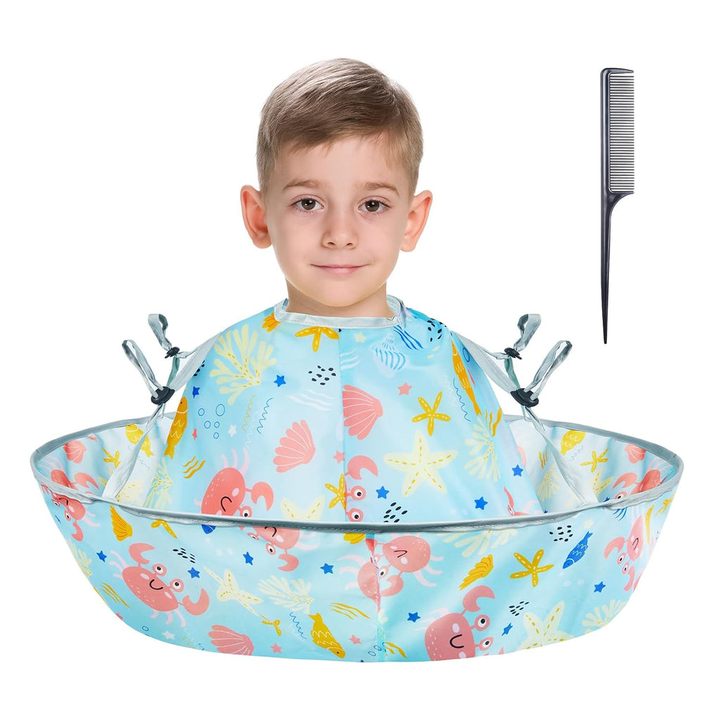 Lictin Capas de corte de pelo para niños, capa de corte de pelo par...