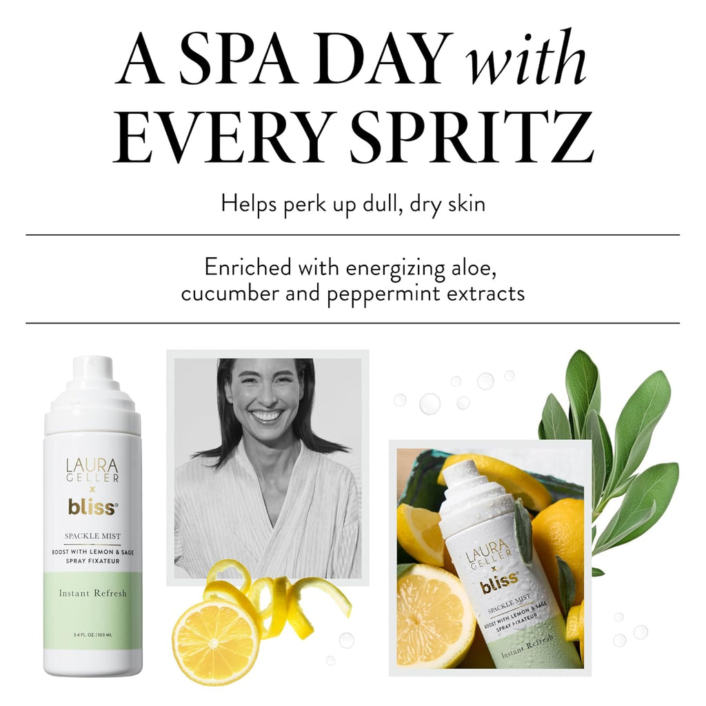 LAURA GELLER NEW YORK x Bliss Spackle Mist Boost con limón y salvia...