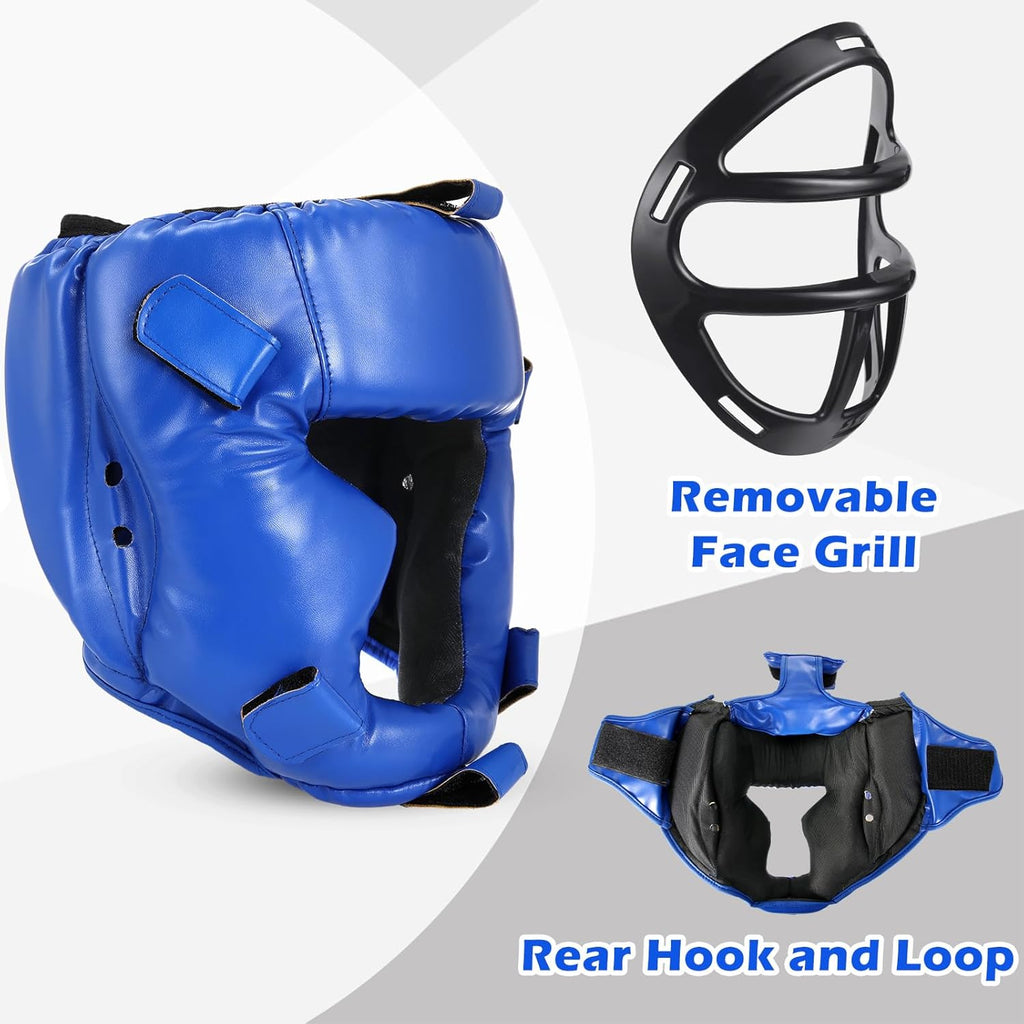 Arrowbash Juego de 2 protectores de cabeza y guantes de boxeo para...
