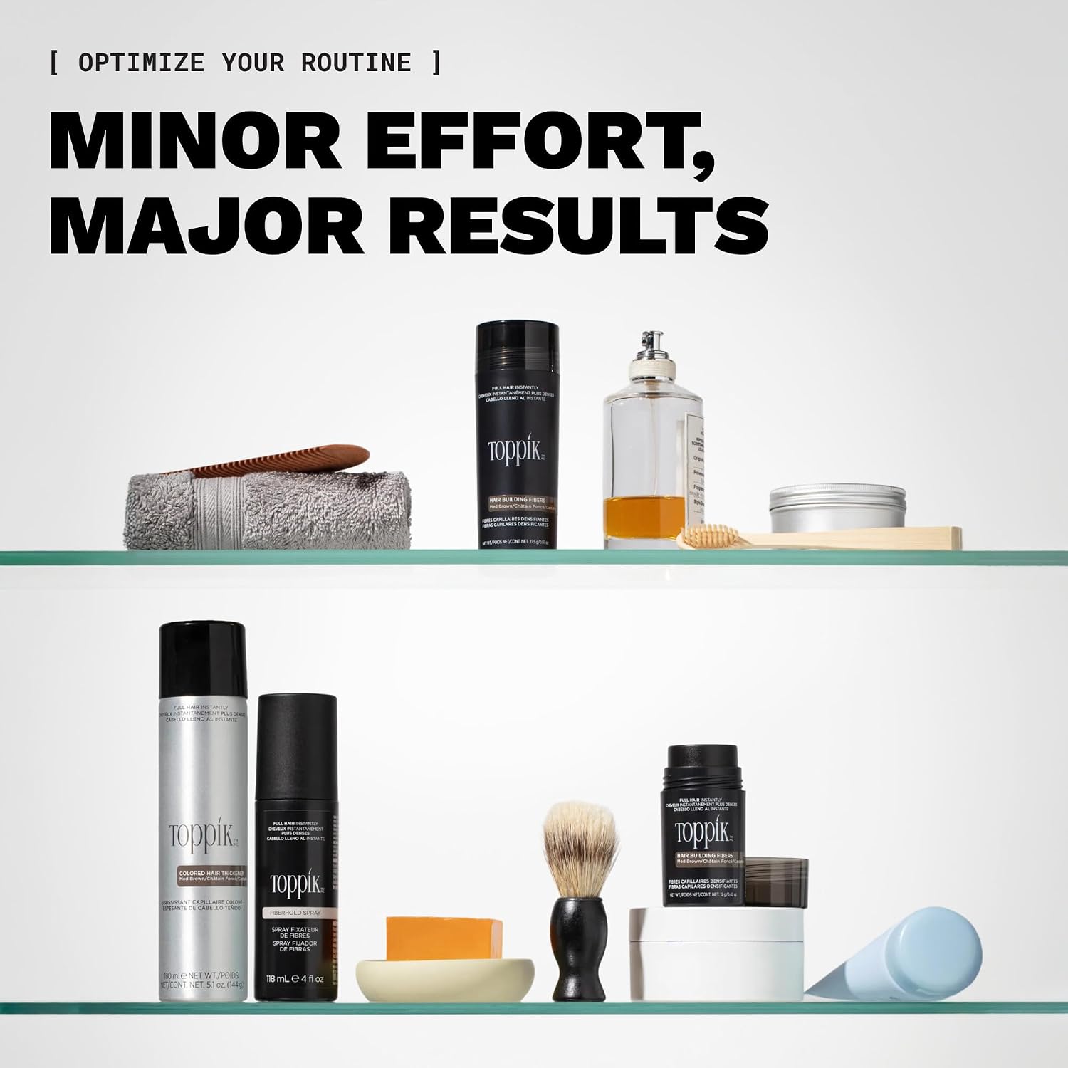 Toppik Hair Building Fibers, rellena el cabello fino o adelgazado a...