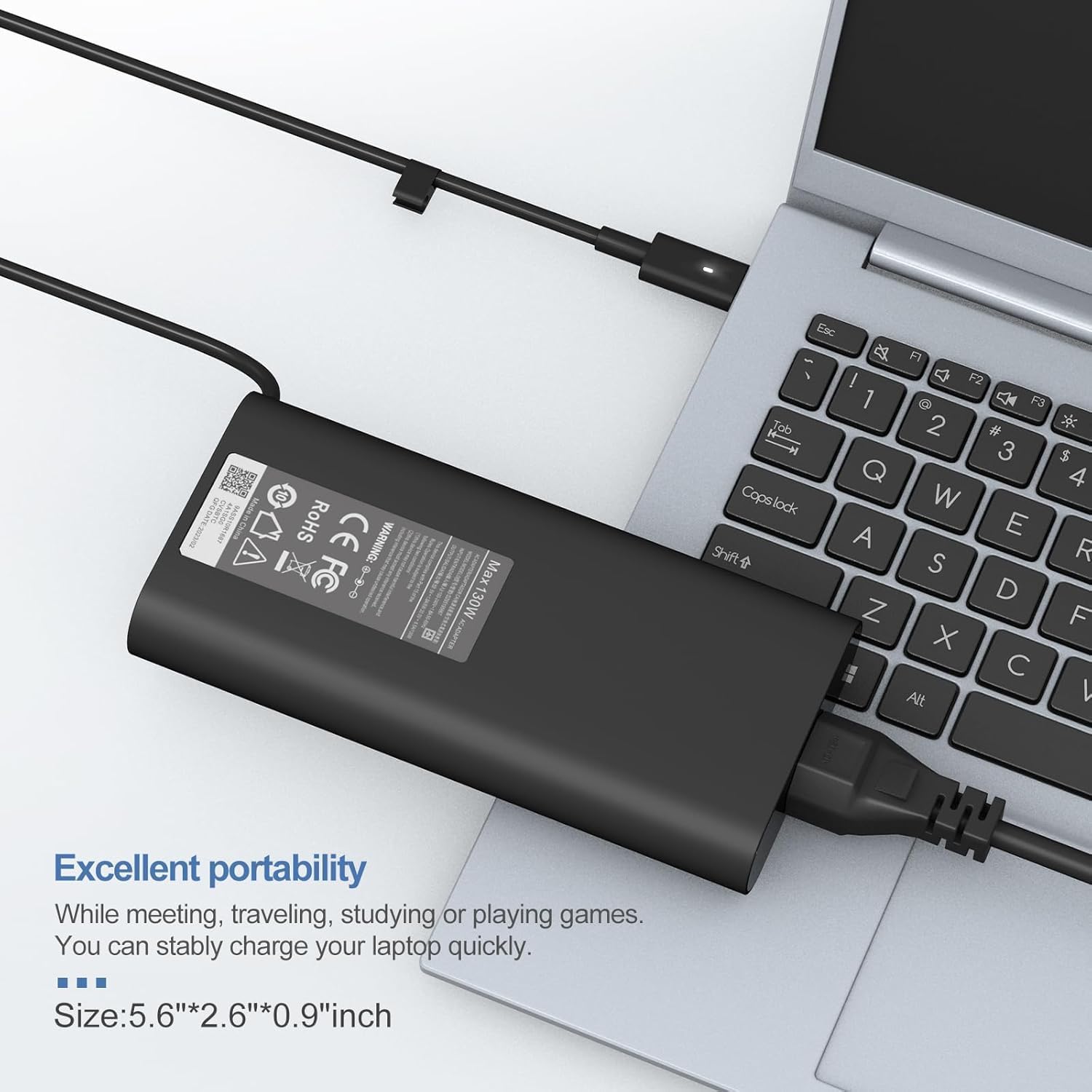 Repuesto para cargador de laptop Dell de 130 W, USB C, compatible c...