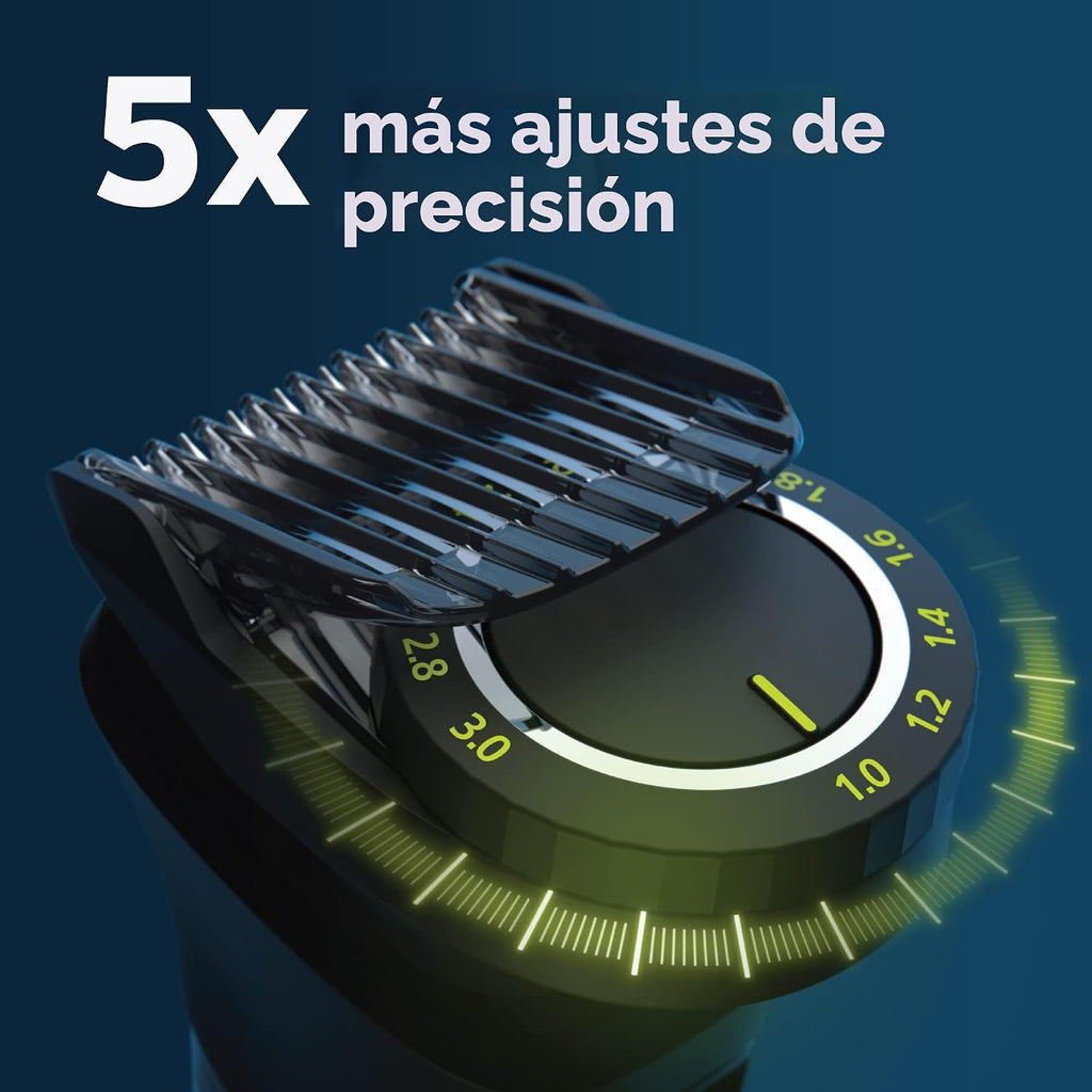 Norelco Philips Multigroom serie 7000, recortadora todo en uno, rec...