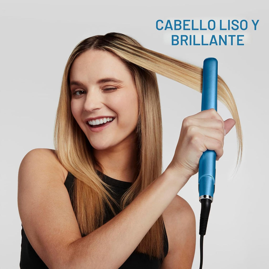 Plancha de pelo ultra elegante BabylissPRO Nano Titanium, plancha p...