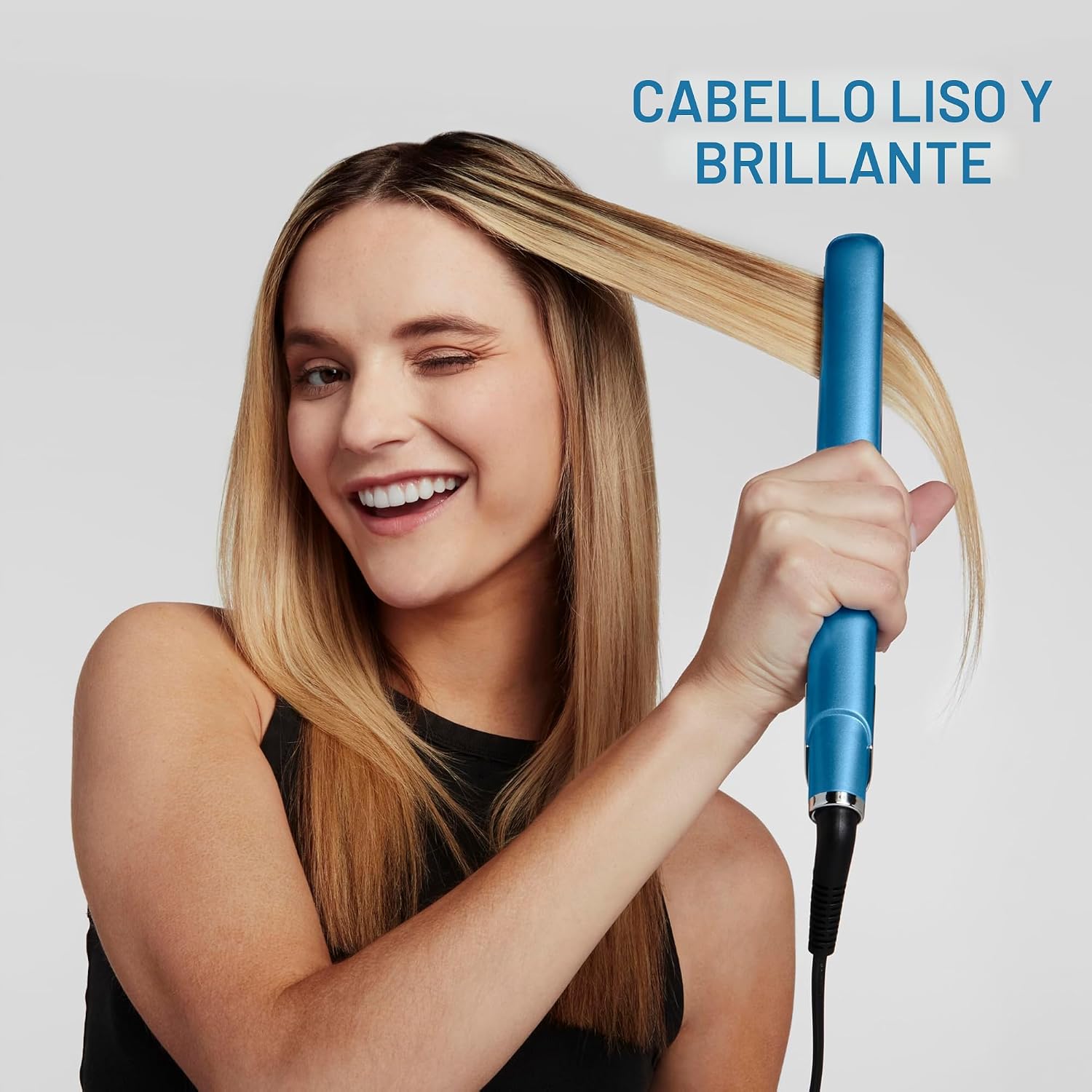 Plancha de pelo ultra elegante BabylissPRO Nano Titanium, plancha p...