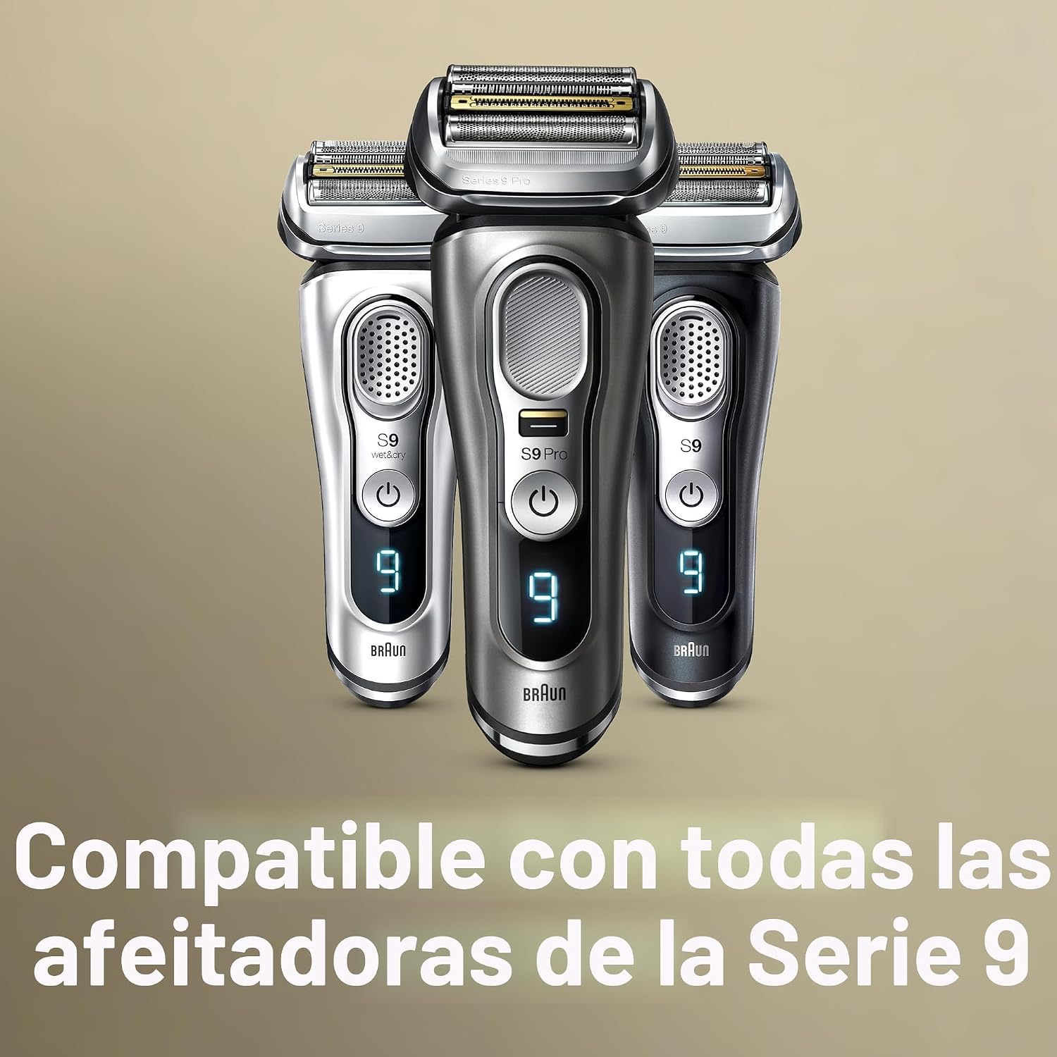 Cabezal de afeitadora eléctrica para hombre Serie 9, cuchilla de re...