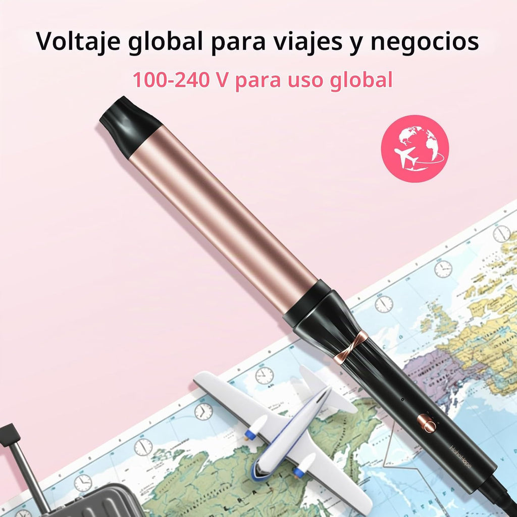 Hahahope Varita rizadora de 1 1\/4 pulgadas para ondas de playa hin...