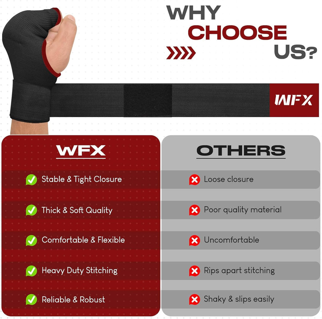 WFX - Guantes de mano para niños y jóvenes de boxeo, interiores, co...