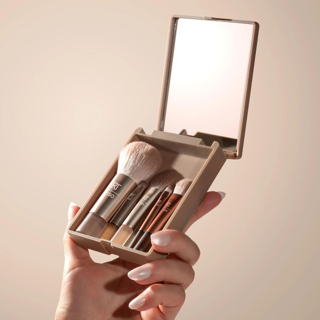 Real Techniques New Nudes On The Glow - Juego de 6 piezas con espej...