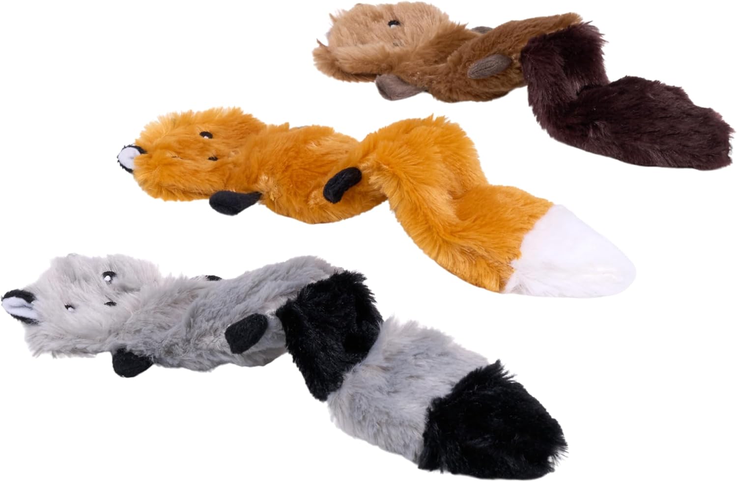 ZippyPaws Skinny Peltz - Paquete de juguetes para perros sin rellen...