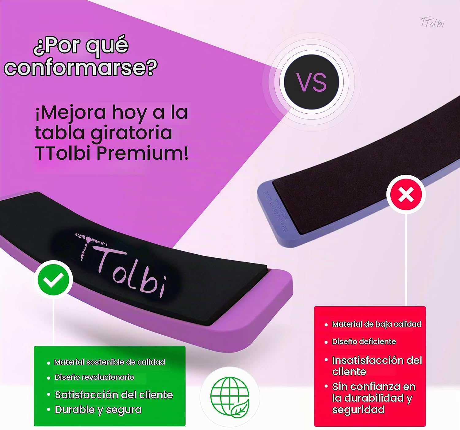 Tabla de giro premium para bailarines y patinadores \u2013 Mejora l...