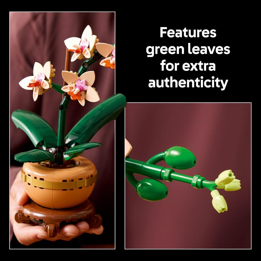 LEGO Botanicals - Set de Construcción Mini Orquídea - Artificial, O...