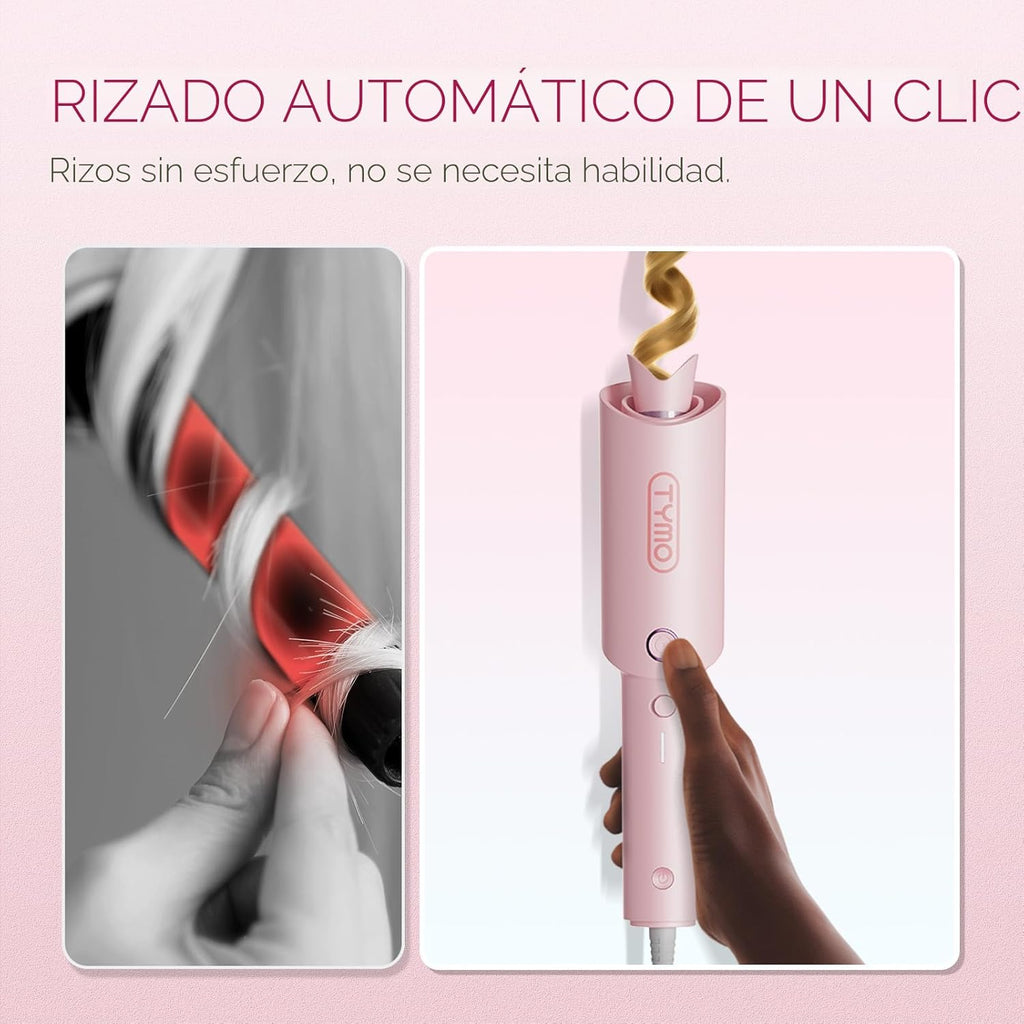 TYMO Rizador Automático Giratorio - TYMO CURLPRO Varita de Rizos pa...