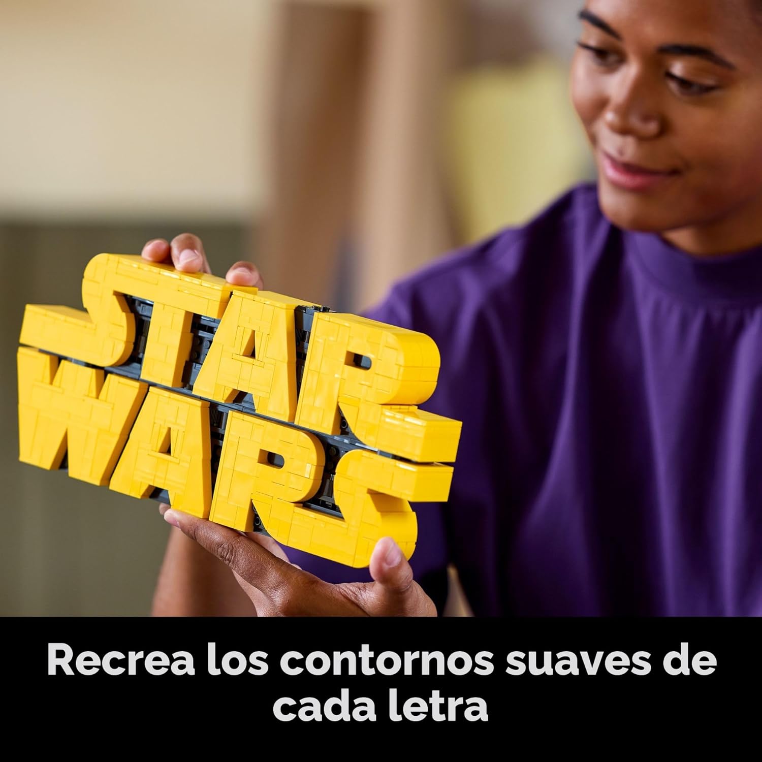 LEGO Star Wars Logo de Star Wars construido con ladrillos \u2013 Bl...