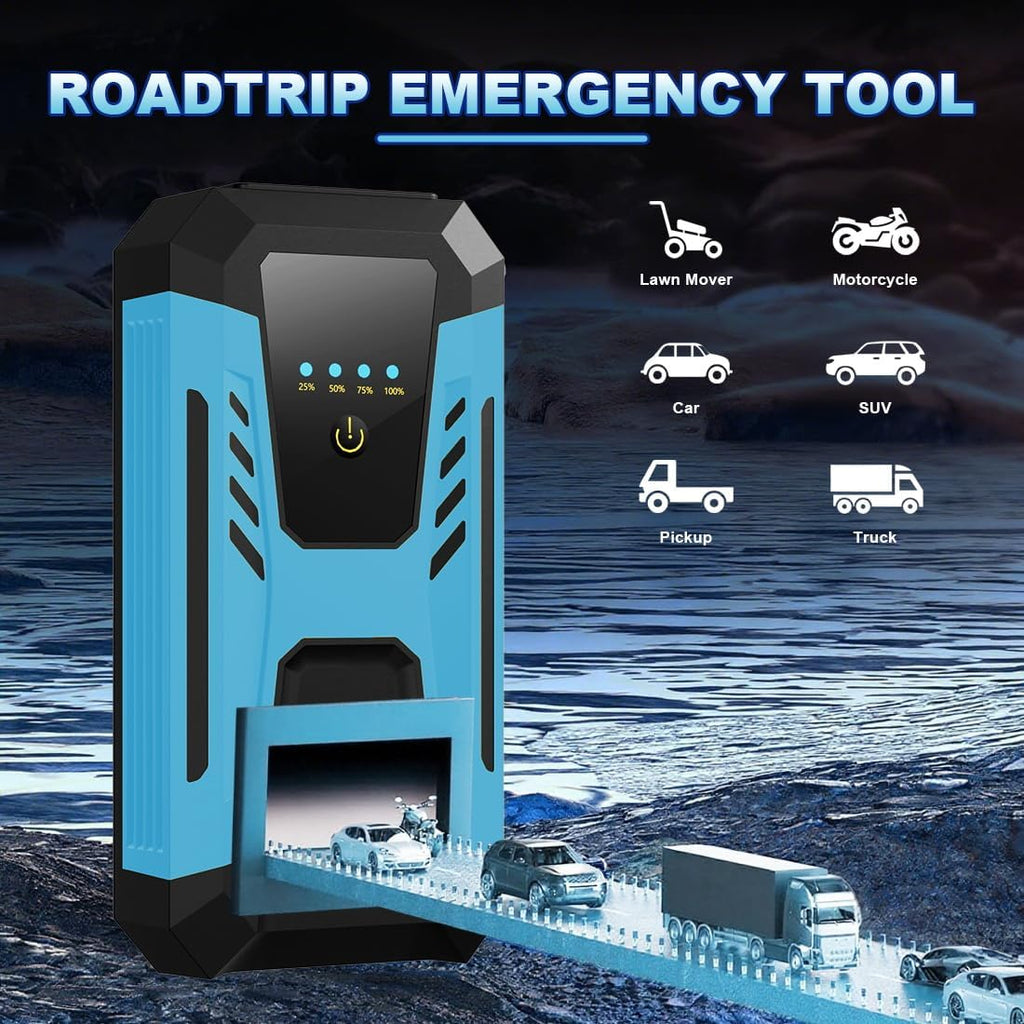 Gehopow Arrancador de salto de 12 V para 10.0L Gas\/8.0L Diesel, 60...
