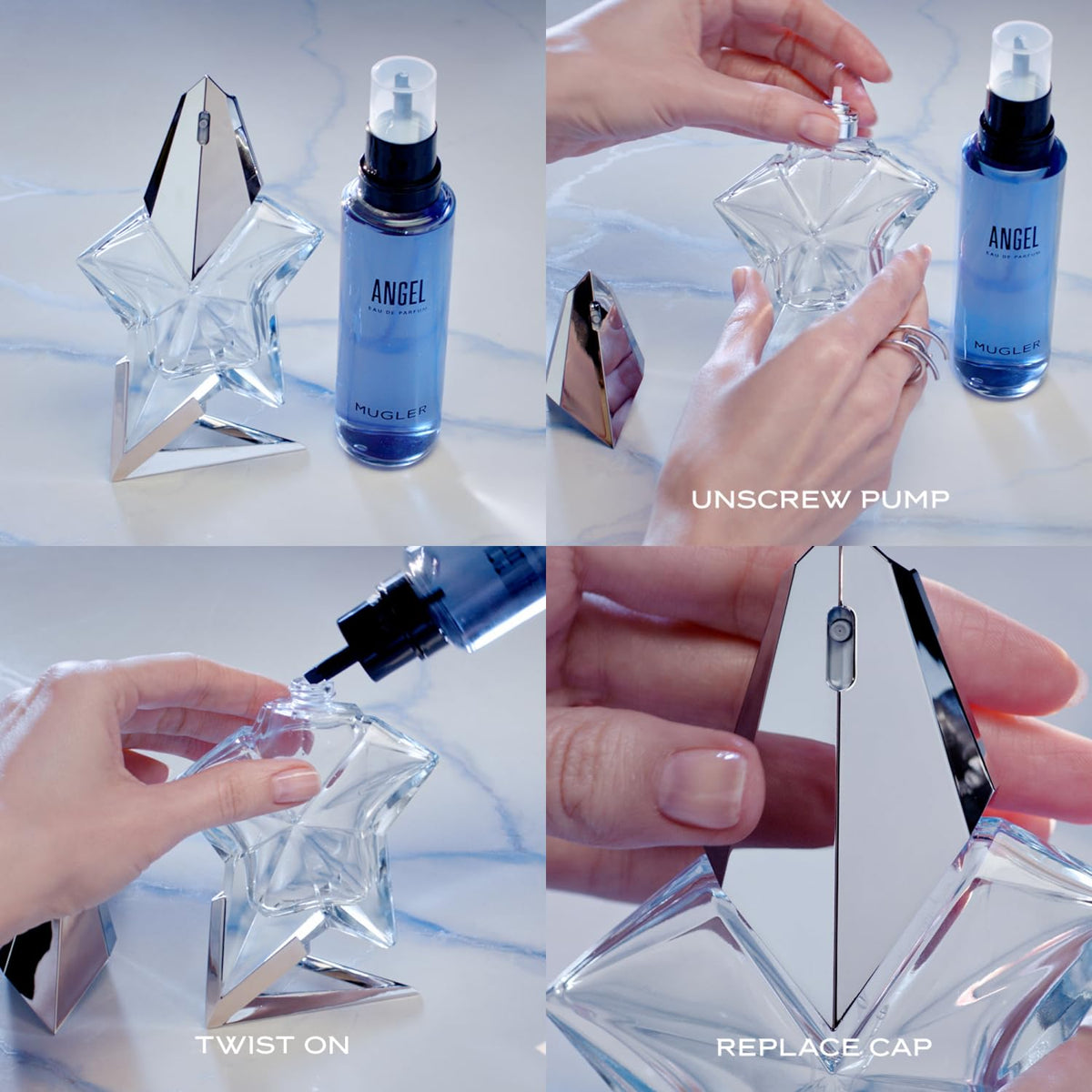 Mugler - Angel - Eau de Parfum - Paquete de recambio de perfume par...