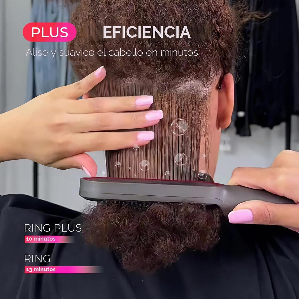TYMO Ring Plus Cepillo Alisador de Cabello Iónico - Peine Alisador...