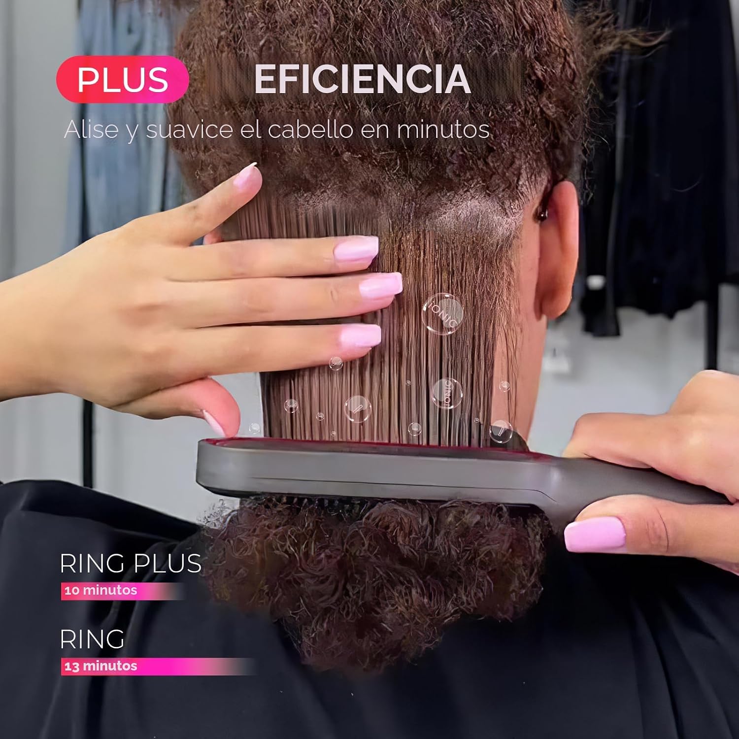 TYMO Ring Plus Cepillo Alisador de Cabello Iónico - Peine Alisador...