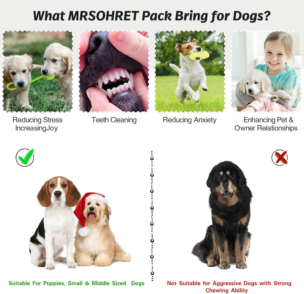 MRSOHRET 20 juguetes masticables para cachorros para la dentición,...