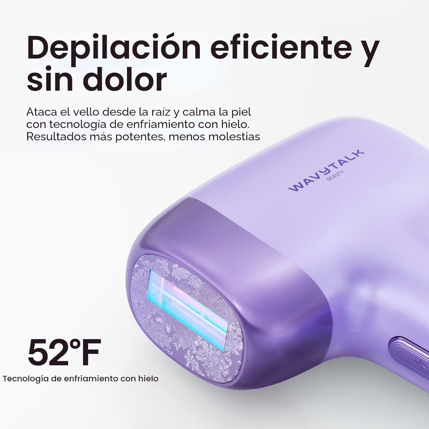 Wavytalk Dispositivo de depilación IPL, Bare It con rodillo de prec...