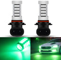 GLOFE Bombillas LED de alta potencia 92smd verdes 9005 9006 9145 91...