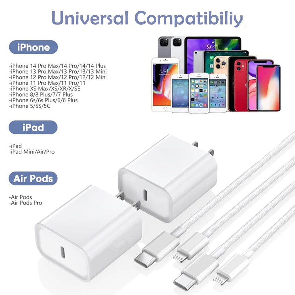 [Certificado Apple MFi] Cargador rápido para iPhone, cargador rápid...