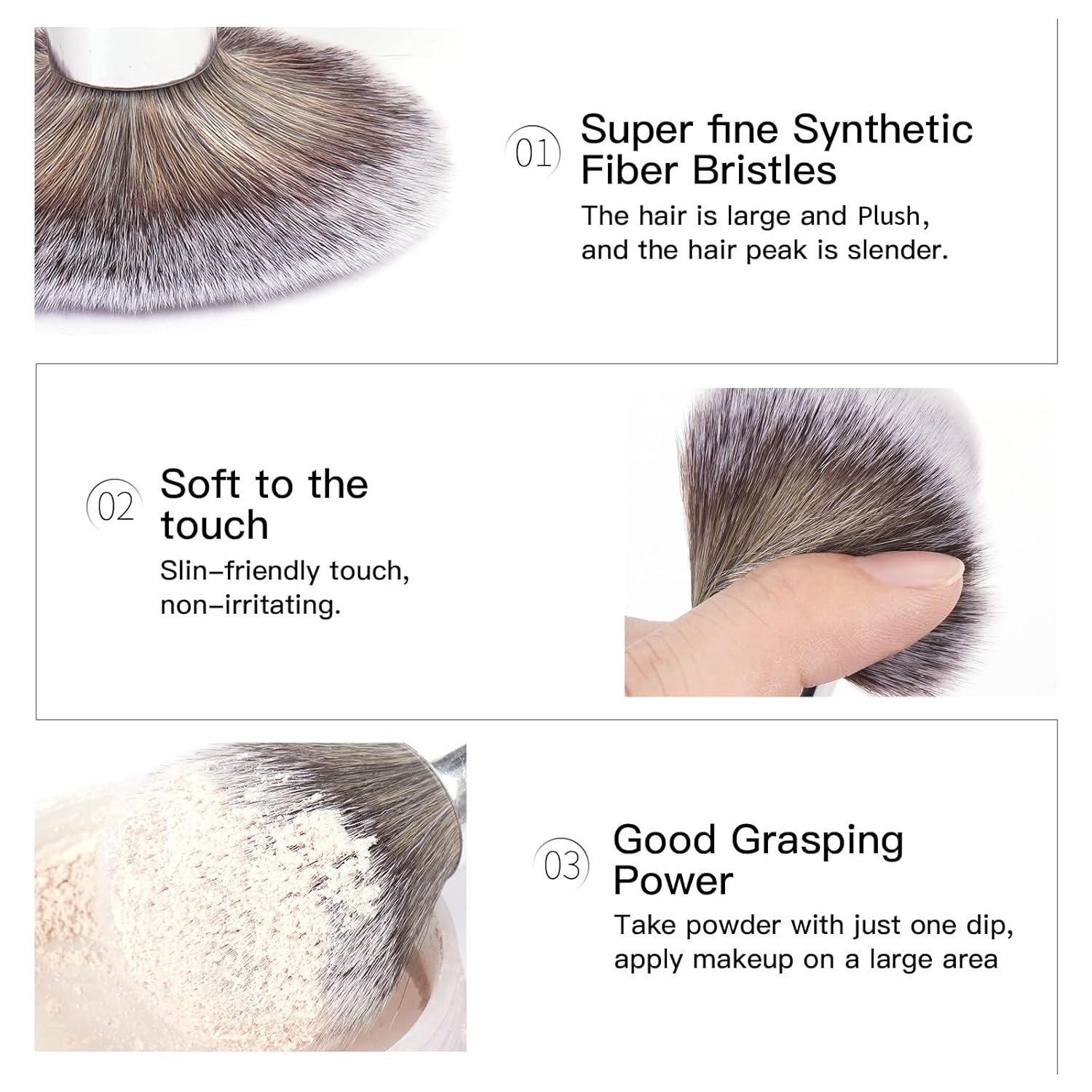MAANGE - Juego de 18 brochas de maquillaje profesionales con estuch...