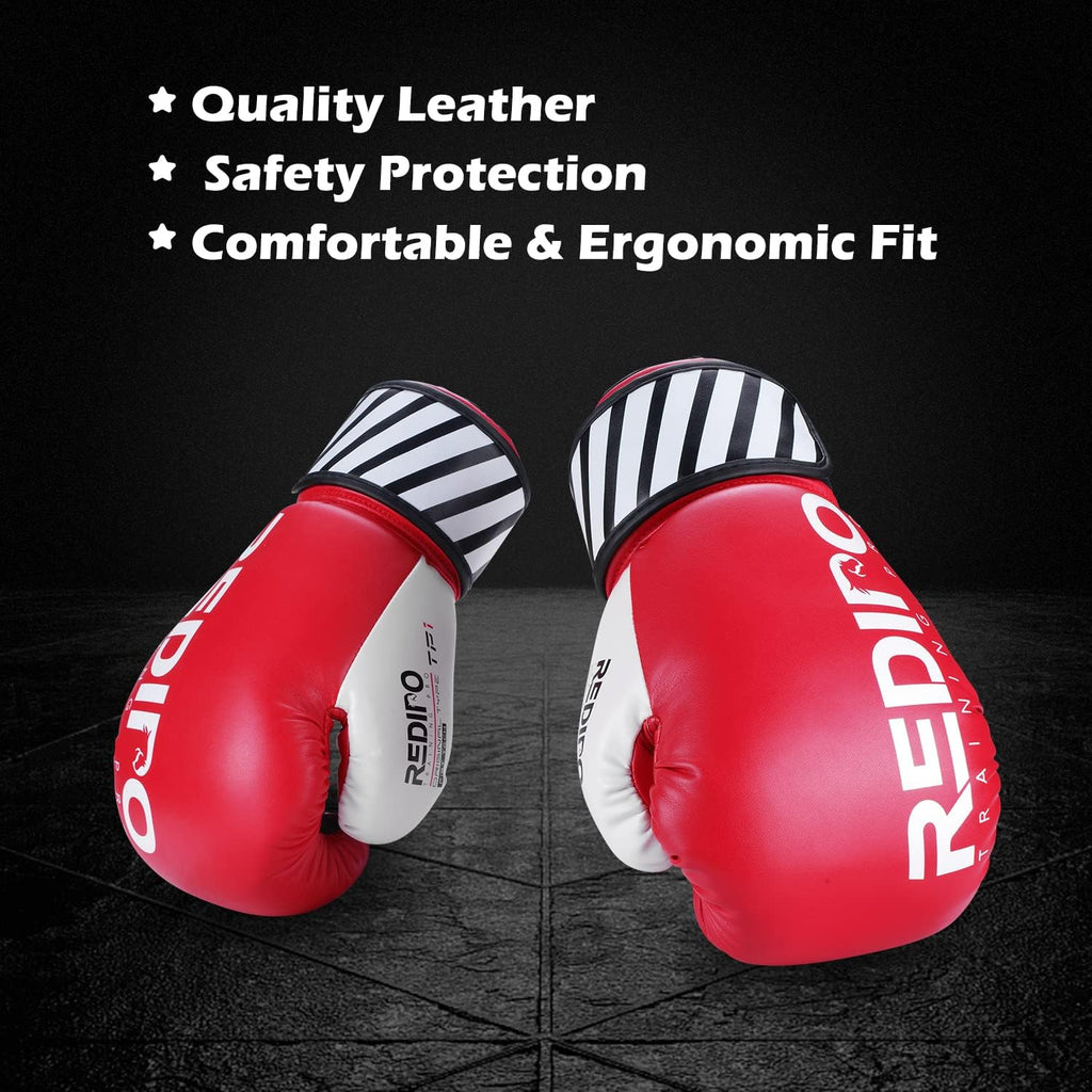 Redipo Guantes de boxeo para hombres y mujeres, guantes de entrenam...