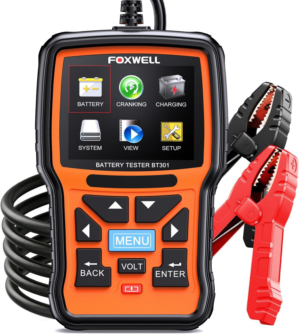 FOXWELL BT301 - Probador de batería de automóvil de 12 V, probador...