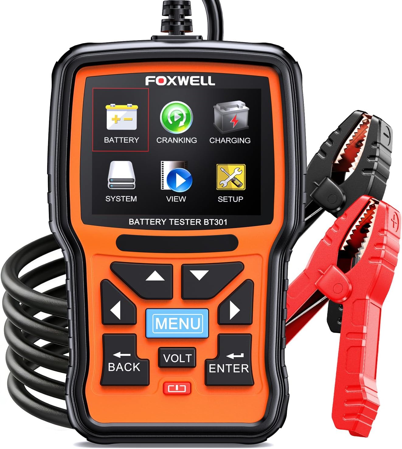 FOXWELL BT301 - Probador de batería de automóvil de 12 V, probador...