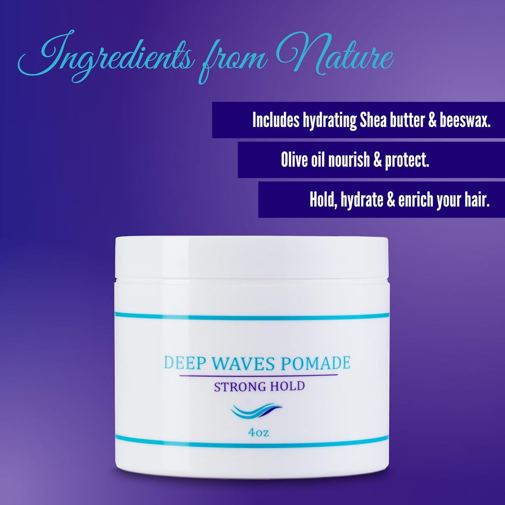 OCEAN VIEW DEEP WAVES POMADE Butter Love, grasa de ondas 360 para h...
