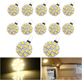 YM E-Bright G4 blanco cálido redondo 5050 12SMD Marine RV Reading C...