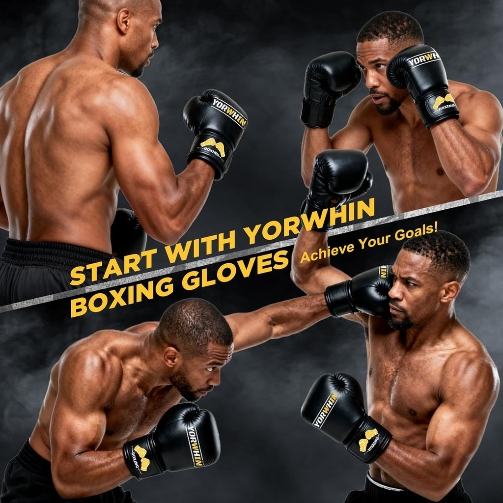 Guantes de boxeo para hombres y mujeres, guantes de entrenamiento y...