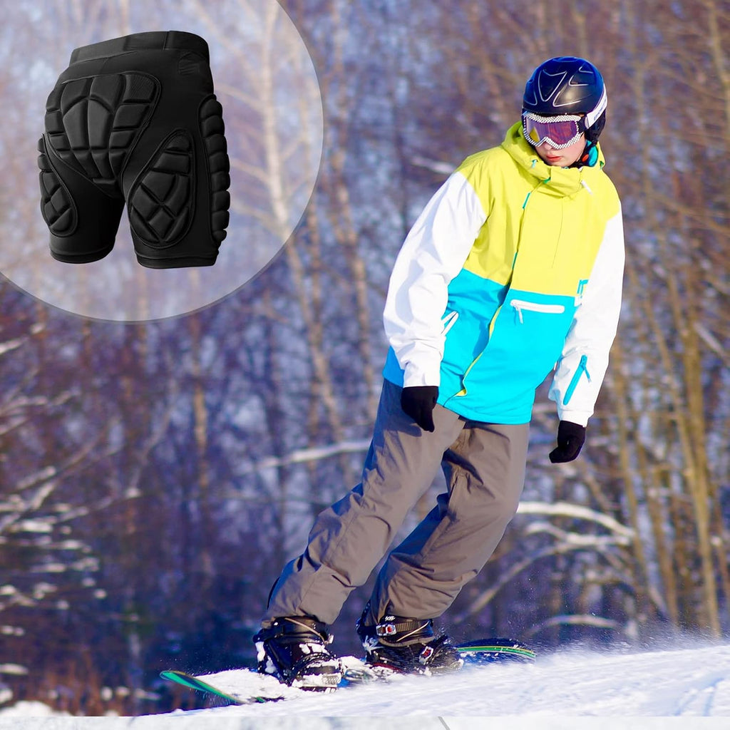 Cienfy - Pantalones cortos acolchados 3D con protección para las ca...