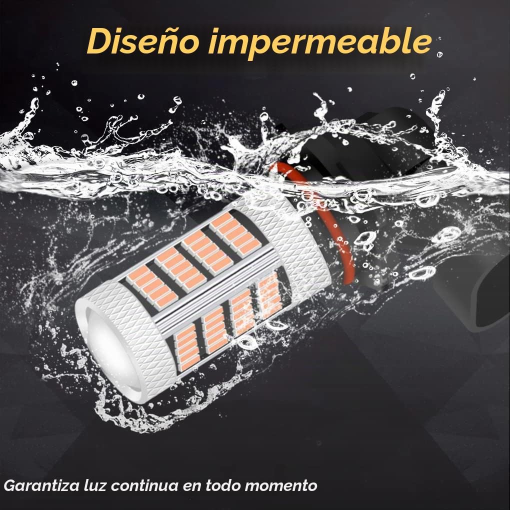 GLOFE Bombillas LED de alta potencia 92smd 14000K Rosa Púrpura 9005...