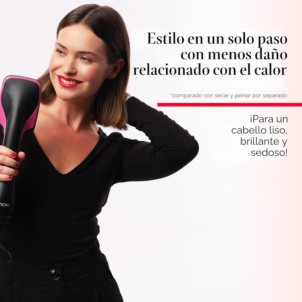 Cepillo y secador de salón para cabello, de Revlon | Seca, alisa y...