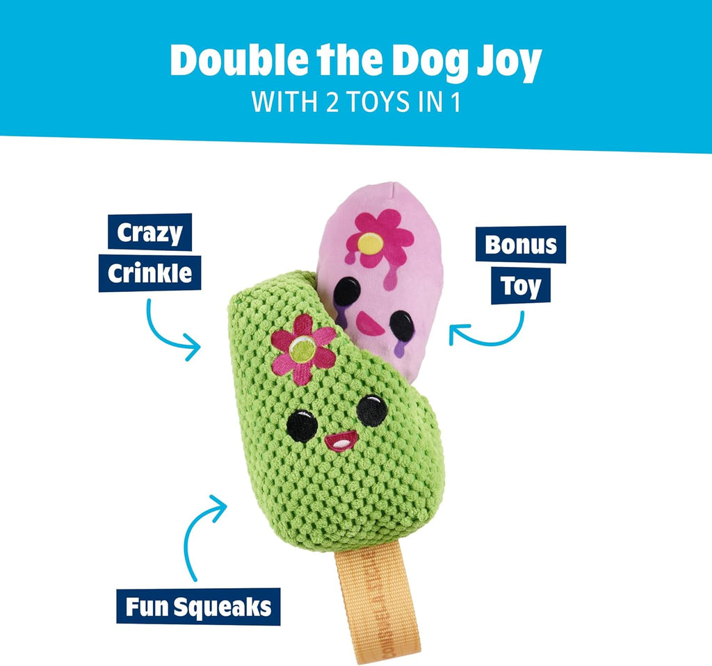 Barkbox BARK Consuela The Cactus Pop - Juguete de peluche de verano...