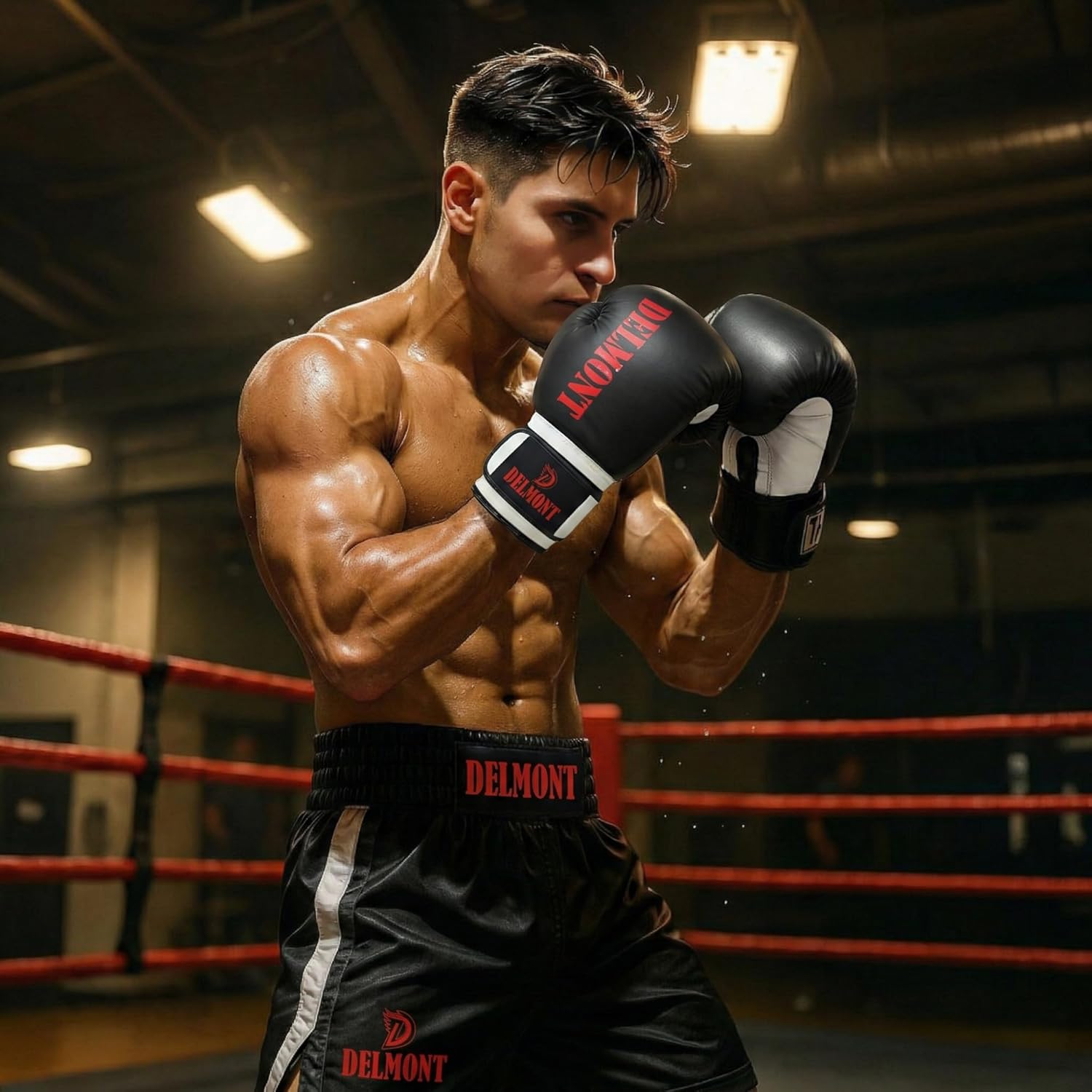 Delmont Guantes de boxeo para hombres y mujeres \u2013 Bolsa pesada...