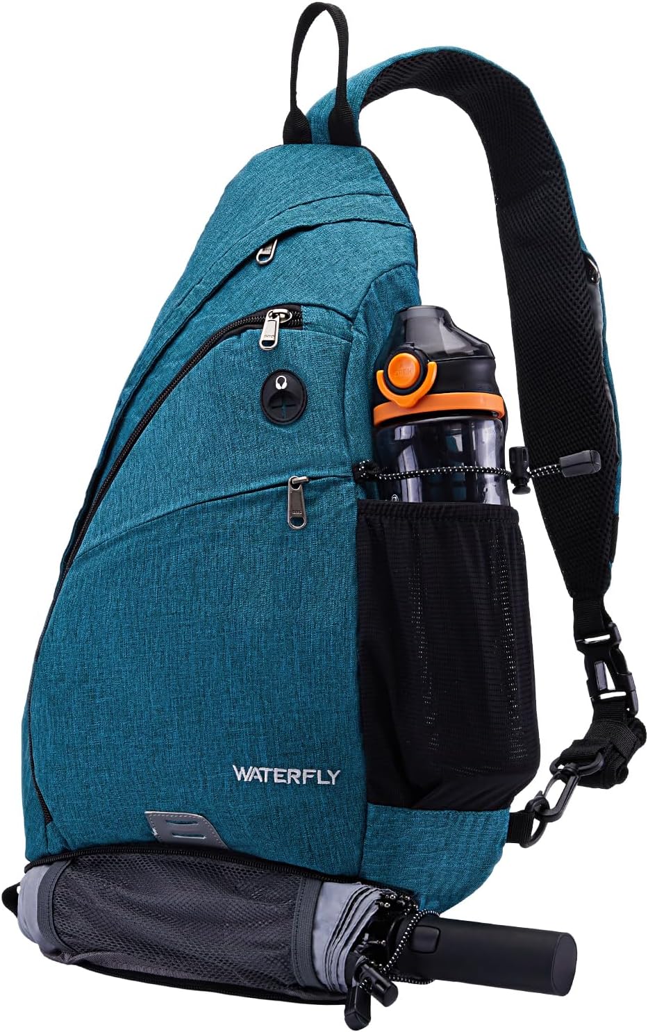 WATERFLY - Mochila con eslinga, bandolera pequeña, bolsa de hombro...